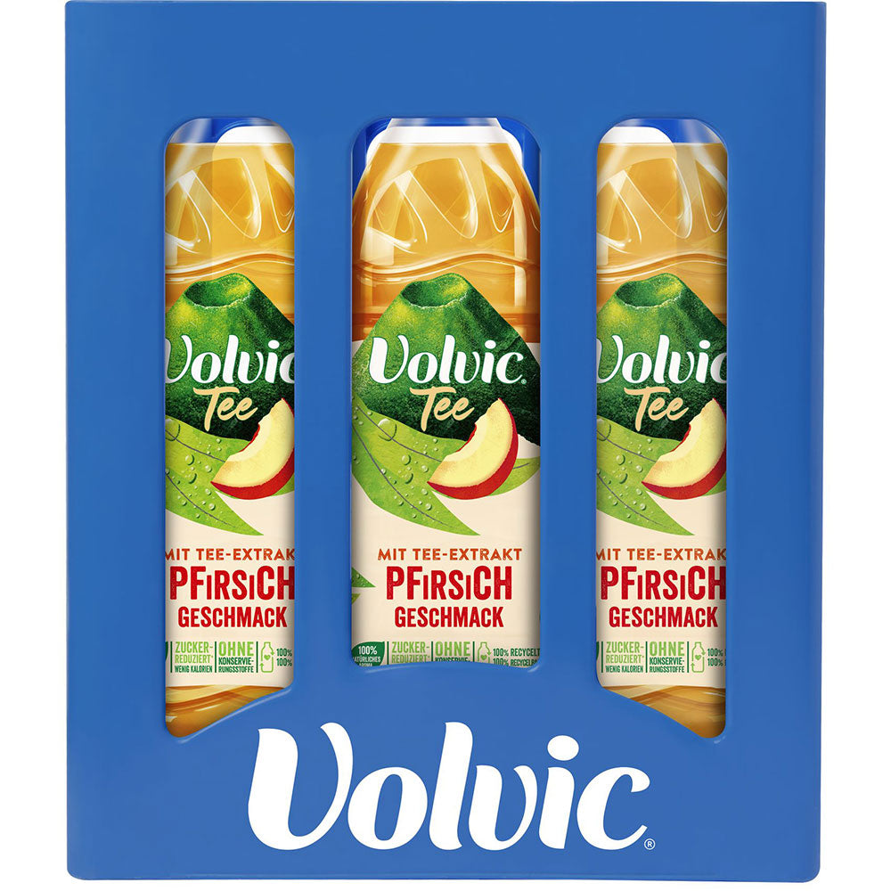 Volvic Eistee Pfirsich PET 6x 1,5 Liter (EINWEG)