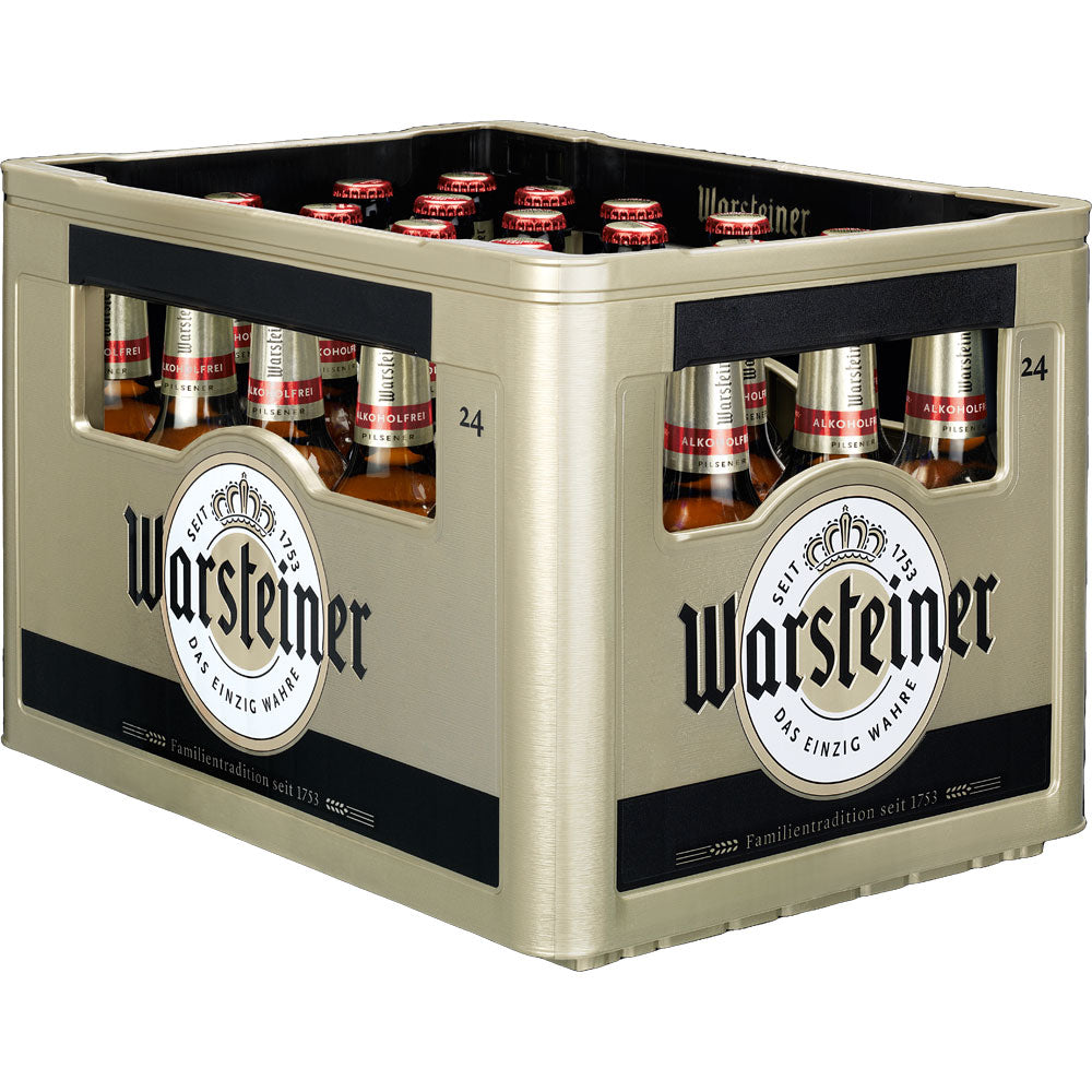 Warsteiner Pilsener Alkoholfrei 24x 0,33 Liter (MEHRWEG)