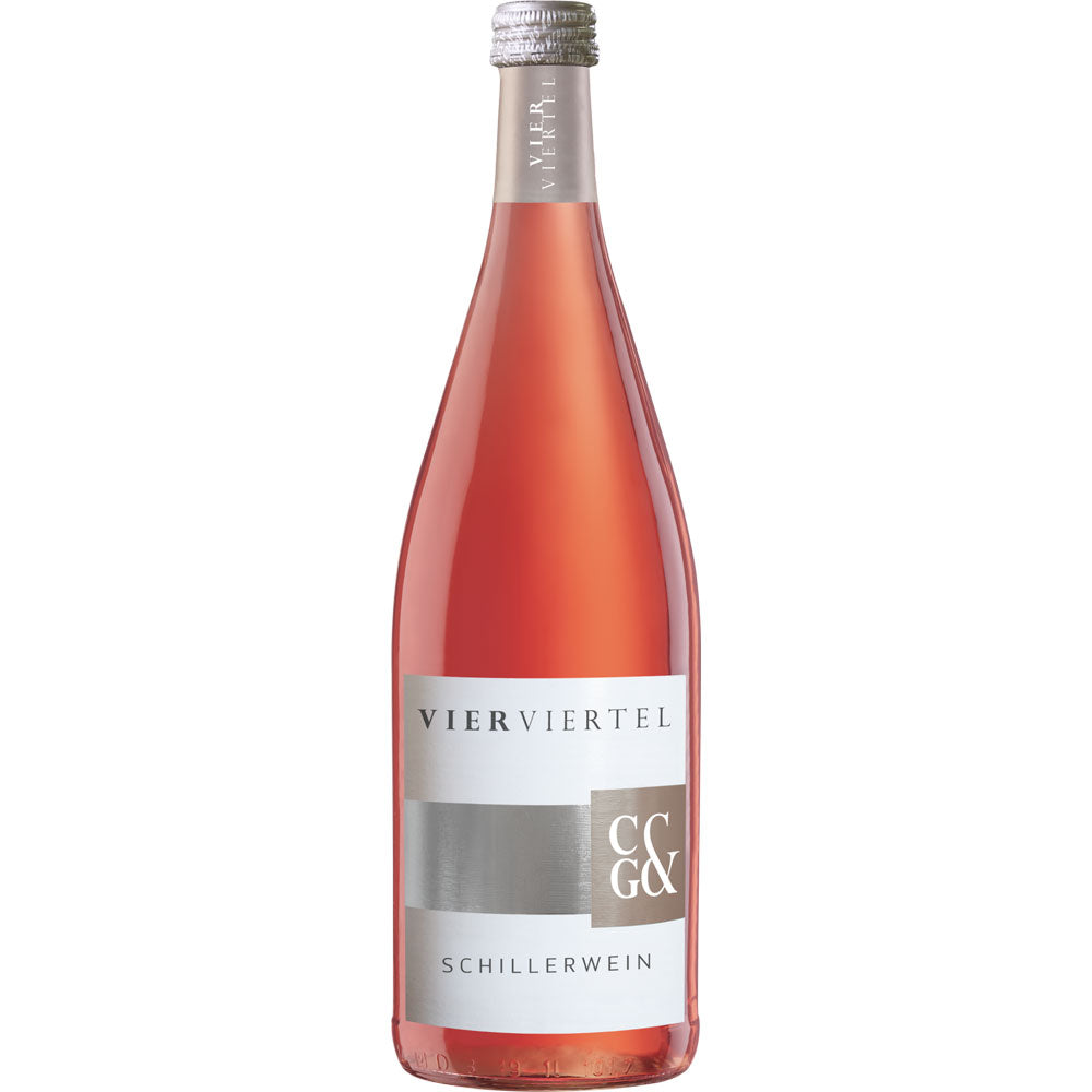 Weingärtner Cleebronn-Güglingen VierViertel Schillerwein QbA lieblich 12x 1 Liter (MEHRWEG)