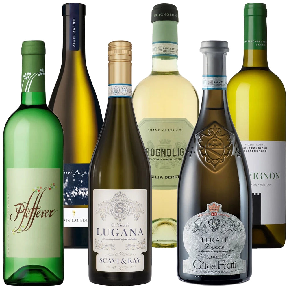 6er Probierpaket "Norditaliens Weißwein-Vielfalt"