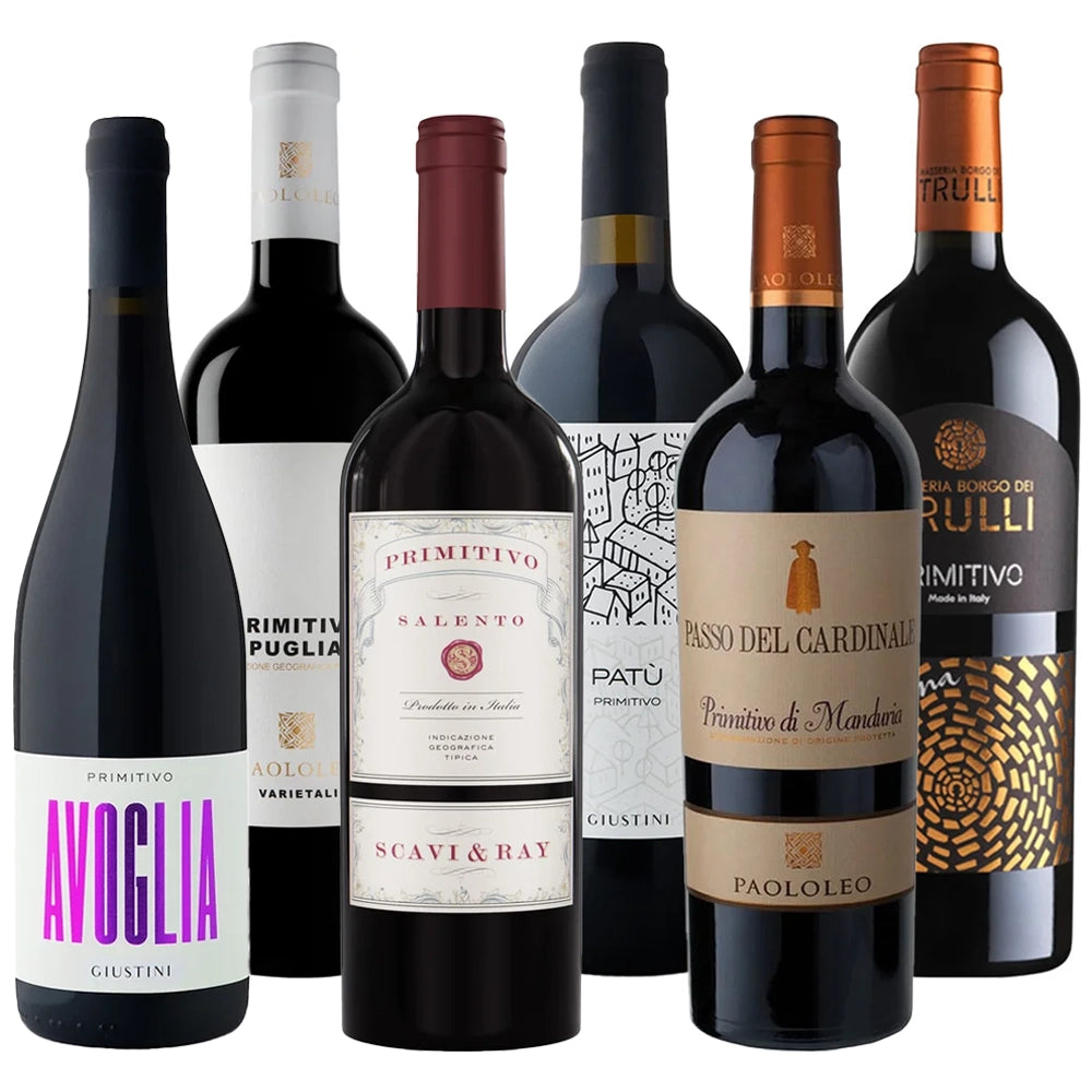 6er Probierpaket "Primitivo - Von Puglia bis Manduria"