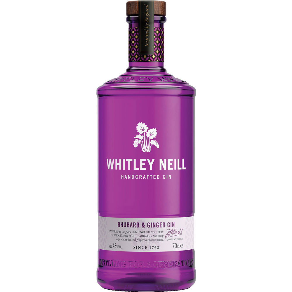 Whitley Neill Handcrafted Rhubarb & Ginger Gin 43% 0,7 Liter