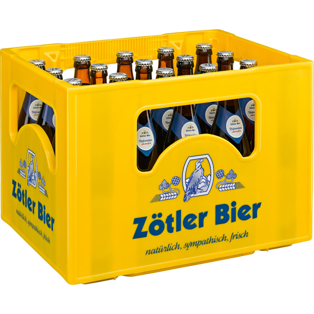 Zötler Hefeweizen alkoholfrei 20x 0,5 Liter (MEHRWEG)