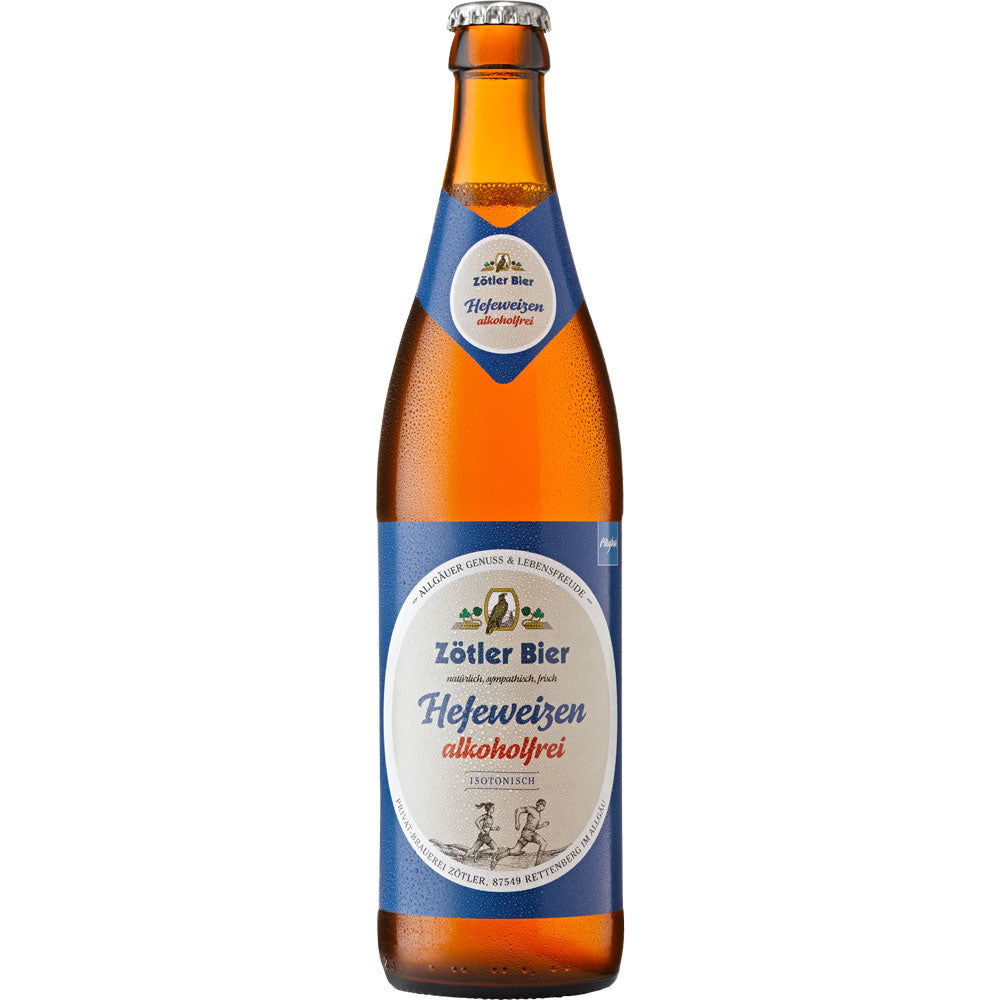 Zötler Hefeweizen alkoholfrei 20x 0,5 Liter (MEHRWEG)