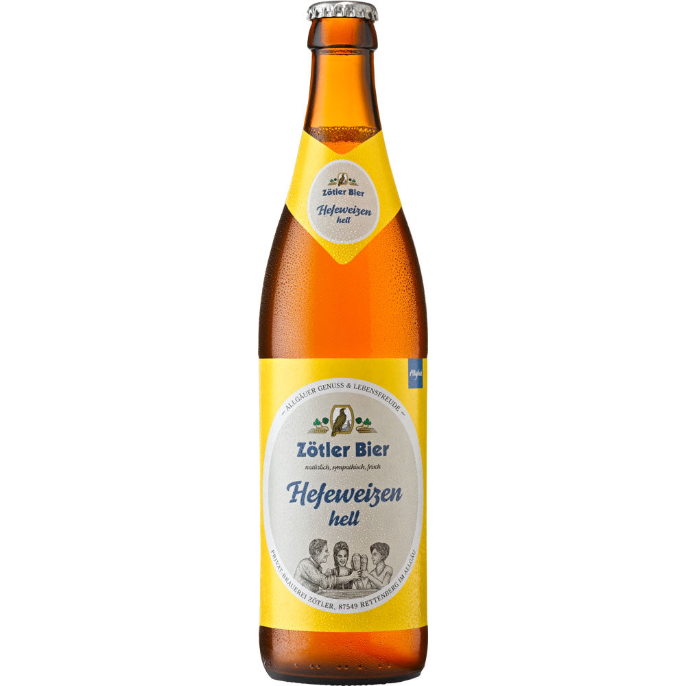Zötler Hefeweizen Hell 20x 0,5 Liter (MEHRWEG)