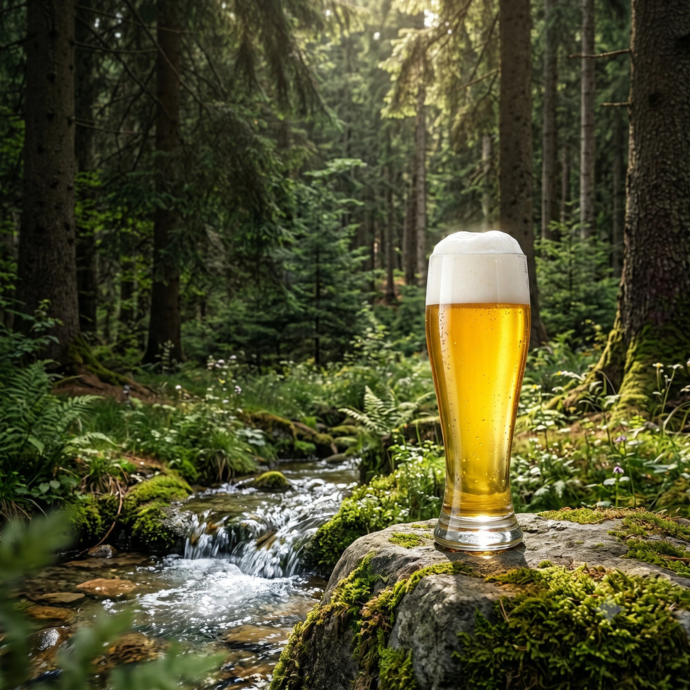 Alpirsbacher Klosterbräu im Bierglas