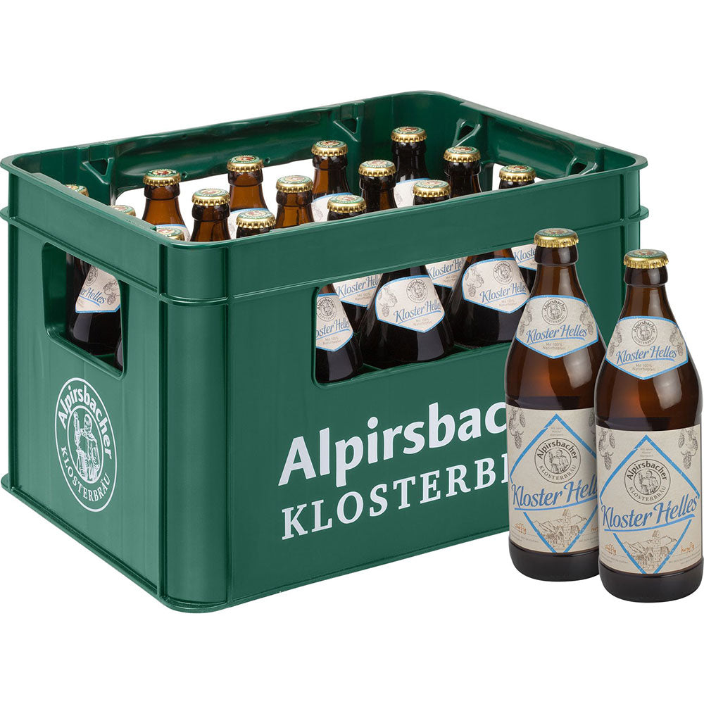 Alpirsbacher Kloster Helles 20x 0,5 Liter (MEHRWEG)