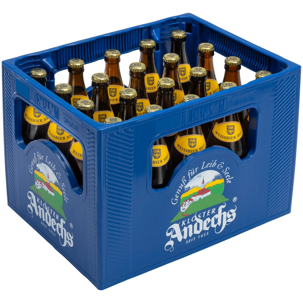 Andechser Weißbier Hell 20x 0,5 Liter (MEHRWEG)