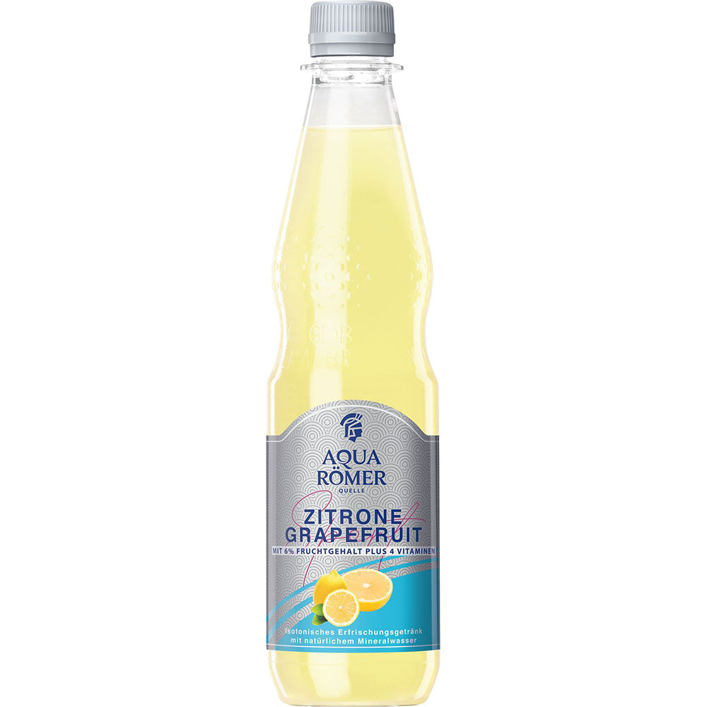 Aqua Römer ISO-SPORT Zitrone-Grapefruit PET 12x 0,5 Liter (MEHRWEG)