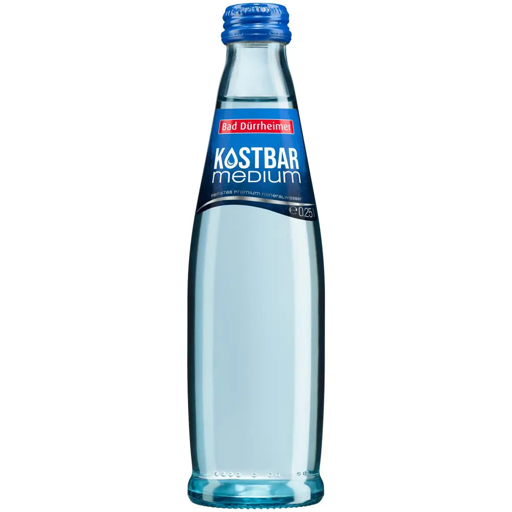 Bad Dürrheimer Kostbar Mineralwasser Medium Exklusiv 24x 0,25 Liter (MEHRWEG)