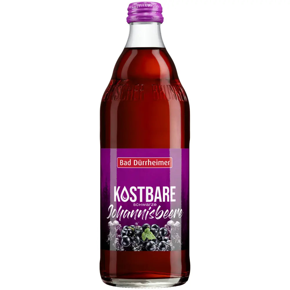 Bad Dürrheimer Kostbare Schwarze Johannisbeere 12x 0,5 Liter (MEHRWEG)