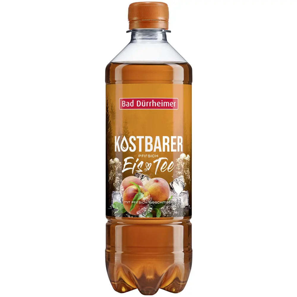 Bad Dürrheimer Kostbarer Pfirsich-Eistee PET 20x 0,5 Liter (EINWEG)