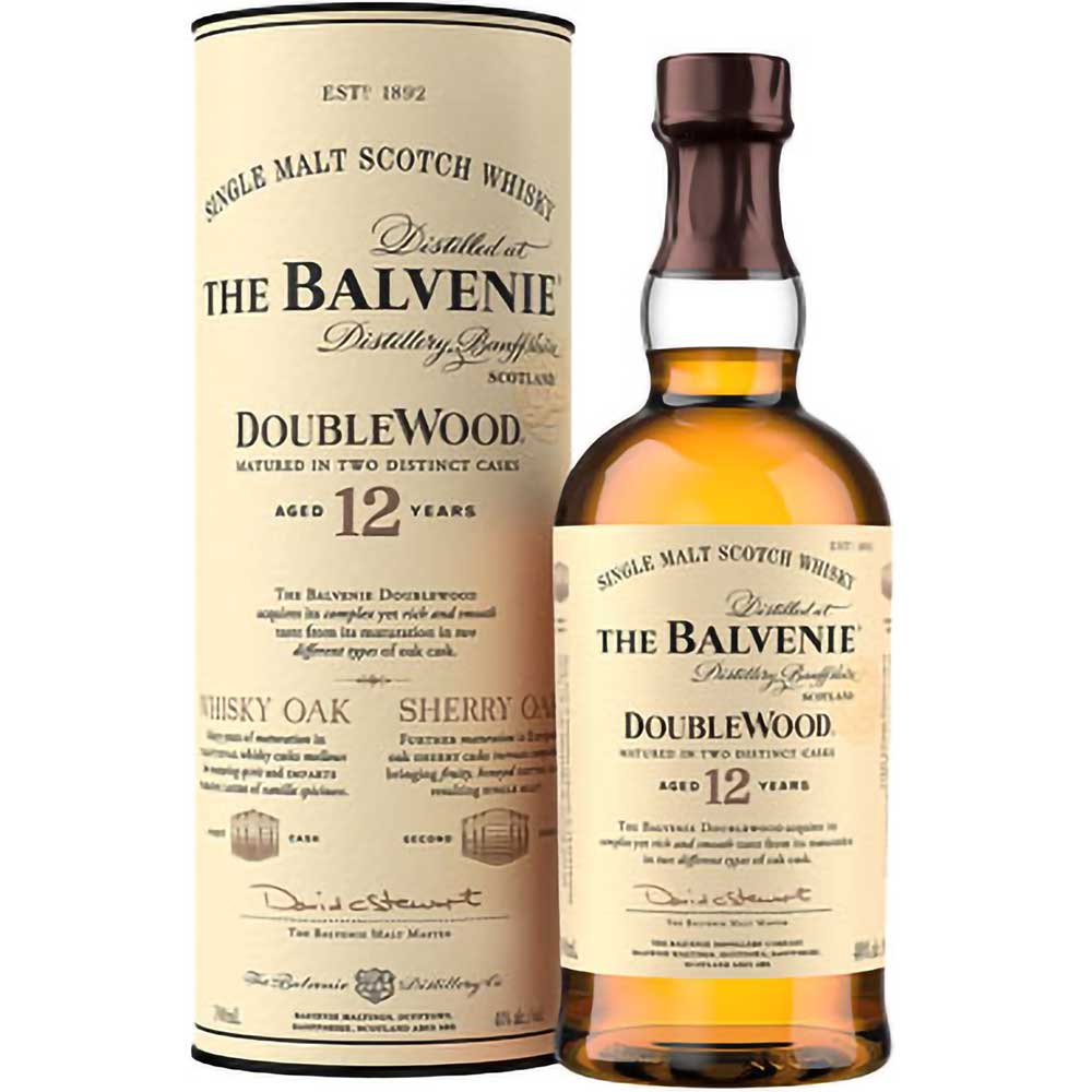 Balvenie Double Wood 12 Jahre Single Malt Scotch Whisky 40% 0,7 Liter