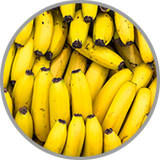 Reife Bananen in Nahaufnahme als visuelle Darstellung des tropischen Aromas in Weißweinen