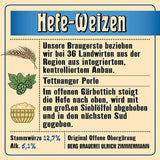 Berg Hefe Hell 20x 0,5 Liter (MEHRWEG)
