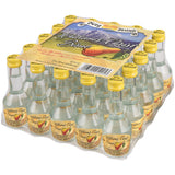Ein 25er-Pack Rauch Spirituosen Bergbrand Williams-Christ-Birne 40%, je 0,02L, in Plastikfolie.