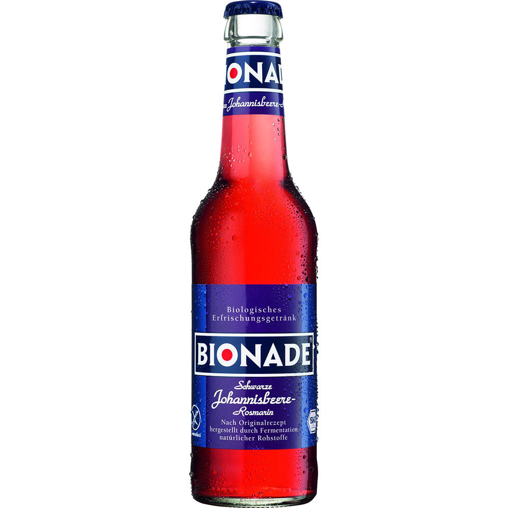 Bionade Schwarze Johannisbeere Rosmarin Bio 12x 0,33 Liter (MEHRWEG)