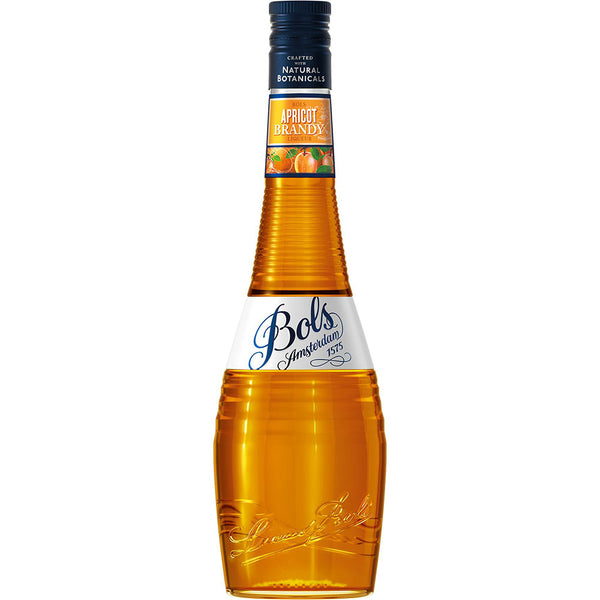 Bols Apricot Brandy 24% 0,7 Liter - ein bernsteinfarbener Aprikosenlikör, der ideal ist, um Tiki-Cocktails ein reichhaltiges Fruchtaroma zu verleihen.