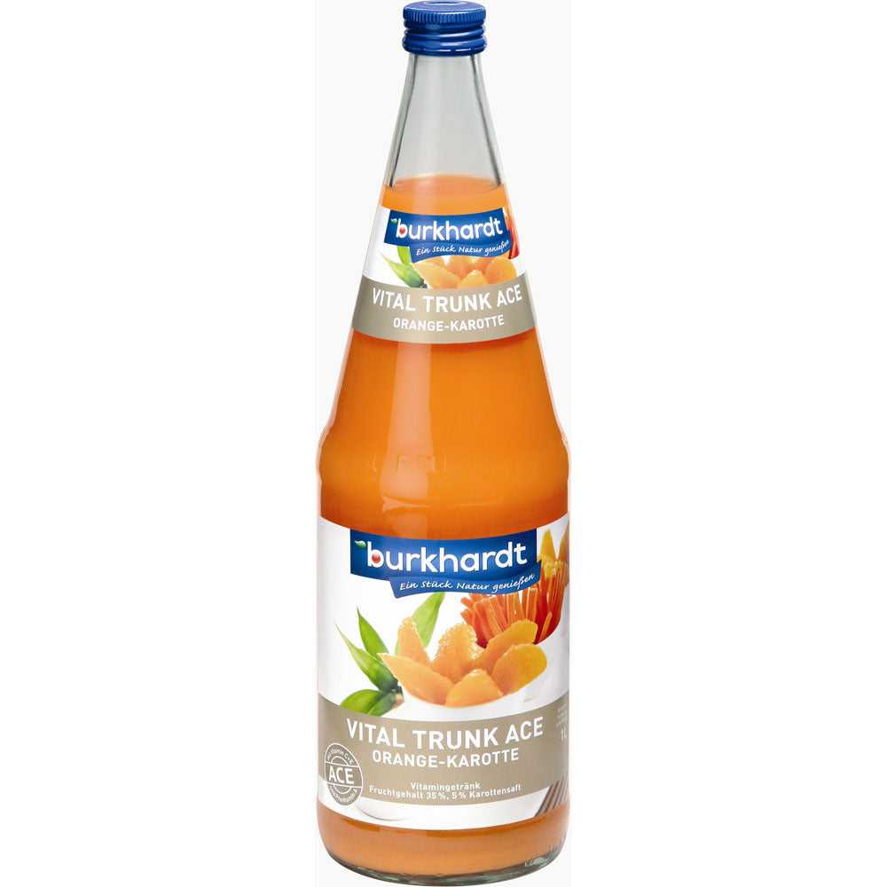 Burkhardt ACE Vital Trunk Orange-Karotte 6x 1 Liter (MEHRWEG)