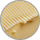Nahaufnahme von Butter zur Darstellung des cremig-buttrige Aromas in gereiften Weißweinen