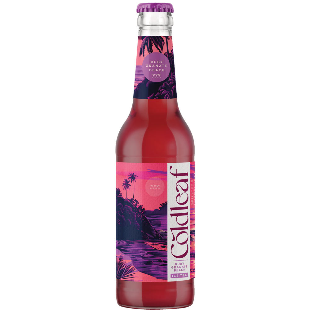 Coldleaf Ruby Granate Beach Eistee 24x 0,33 Liter (MEHRWEG)