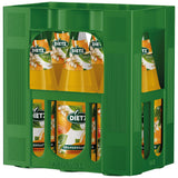 Sechs 1L-Mehrwegflaschen Dietz Orangensaft Mild im grünen Kasten - 100% Fruchtsaft mit natürlichem Vitamin C.