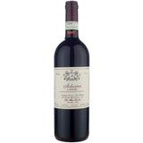 Eine Flasche Elio Altare Giárborina Langhe Rosso 2016 mit einem cremefarbenen Etikett und kastanienbrauner Folie am Hals.