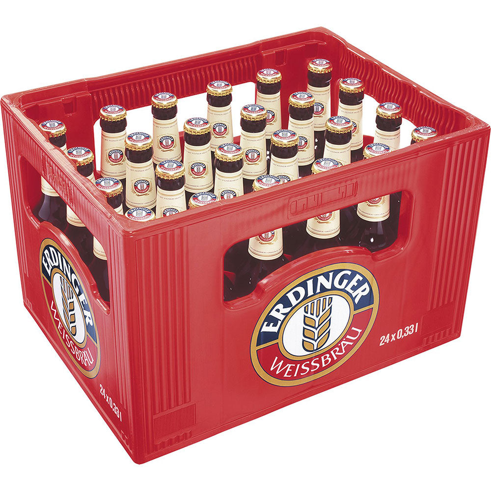 Erdinger Hefe Hell 24x 0,33 Liter (MEHRWEG)