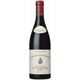 Eine Flasche „Famille Perrin Coudoulet de Beaucastel Côtes du Rhône Rouge AOC 2021“ mit rotem Verschluss und cremefarbenem Etikett.