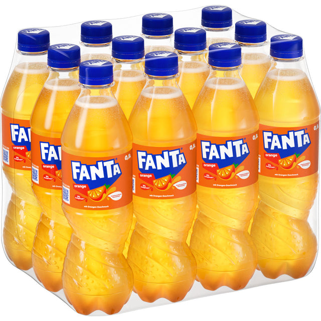 Fanta Orange EW PET 12x0,5L (EINWEG): Genießen Sie den erfrischenden, prickelnden Orangengeschmack von Fanta in diesem 12er-Pack handlicher Flaschen.