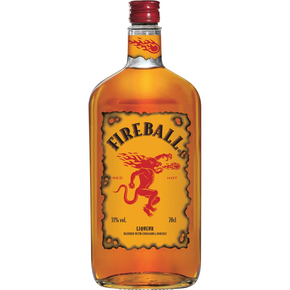 Fireball Zimt-Whisky Likör 33% 0,7 Liter