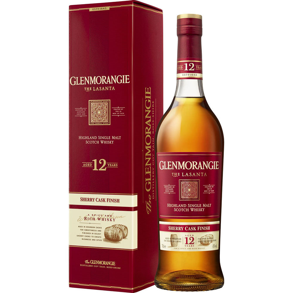 Glenmorangie Lasanta 12 Jahre Single Malt Scotch Whisky 43% 0,7 Liter