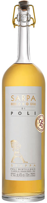Grappa Sarpa Oro di Poli 40% 0,7 Liter