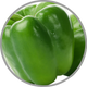 Nahaufnahme einer grünen Paprika zur Darstellung des Aromas in Cabernet Sauvignon und Sauvignon Blanc