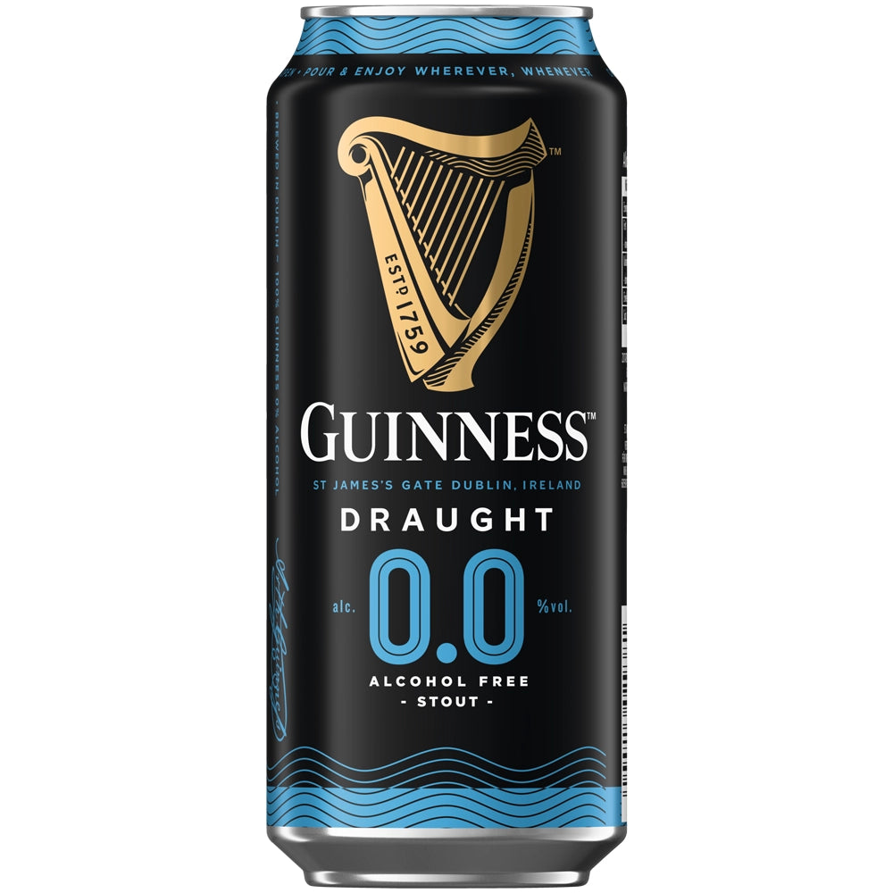 Guinness Draught 0,0% Alkoholfrei Dose 24x 0,44 Liter (EINWEG)