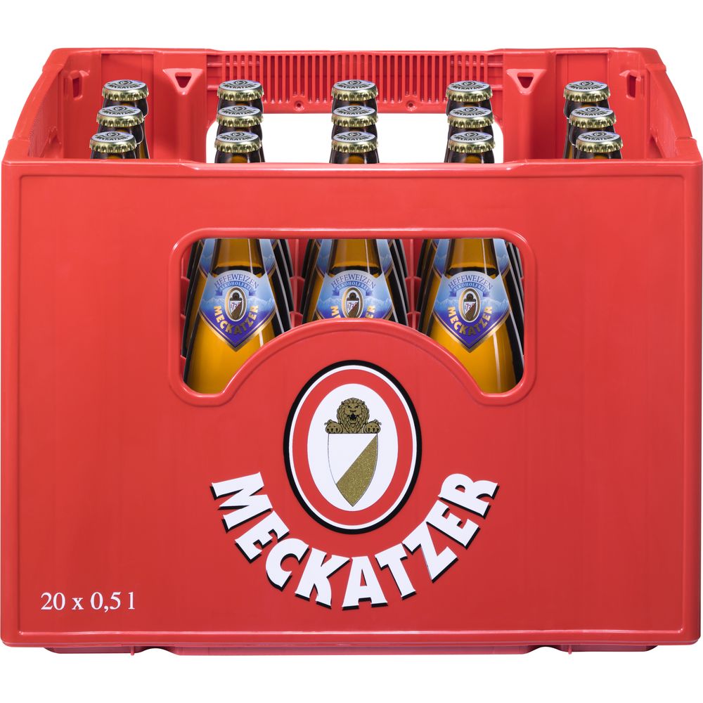 Meckatzer Weizen Alkoholfrei 20x 0,5 Liter (MEHRWEG)