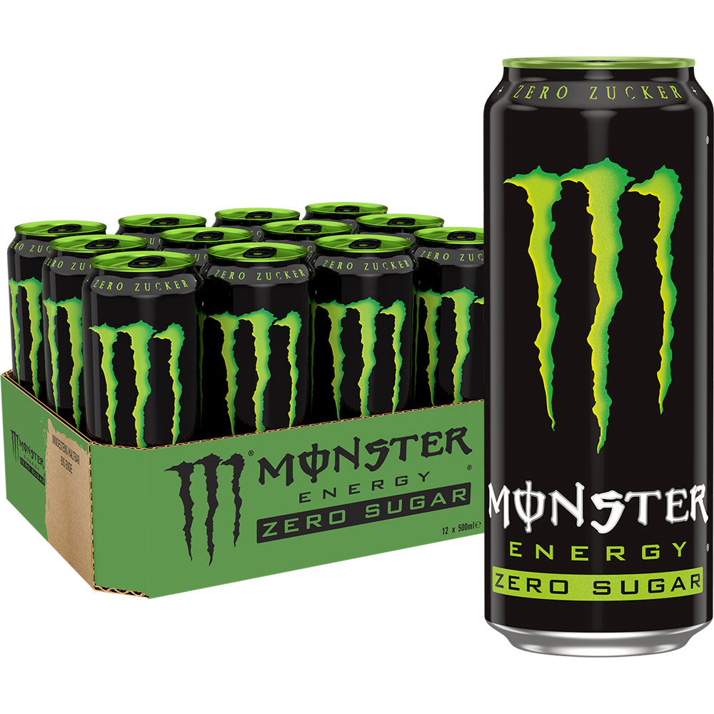 Monster Energy Original Zero Sugar 12x 0,5 Liter (EINWEG)