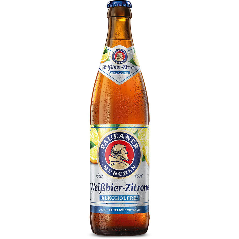Paulaner Weißbier-Zitrone Alkoholfrei 20x 0,5 Liter (MEHRWEG)