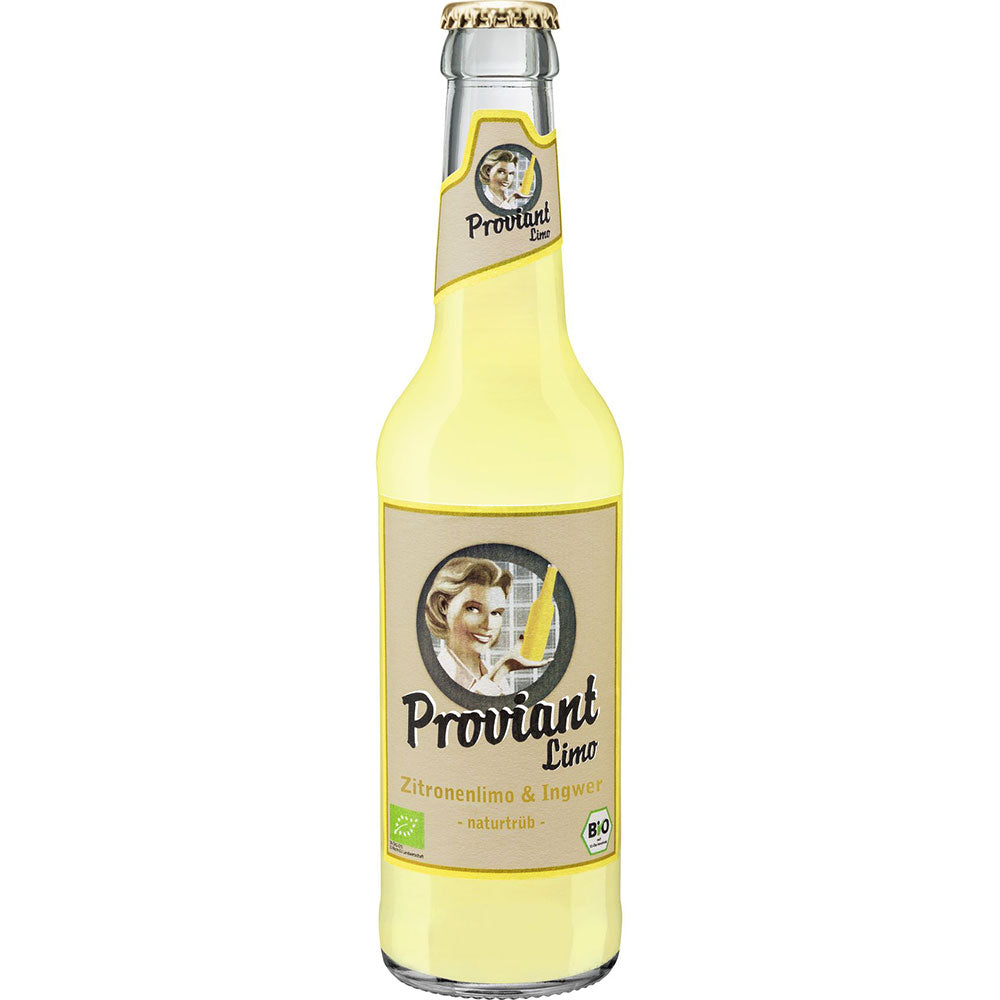 Proviant Zitronen & Ingwer naturtrüb Bio 24x 0,33 Liter (MEHRWEG)