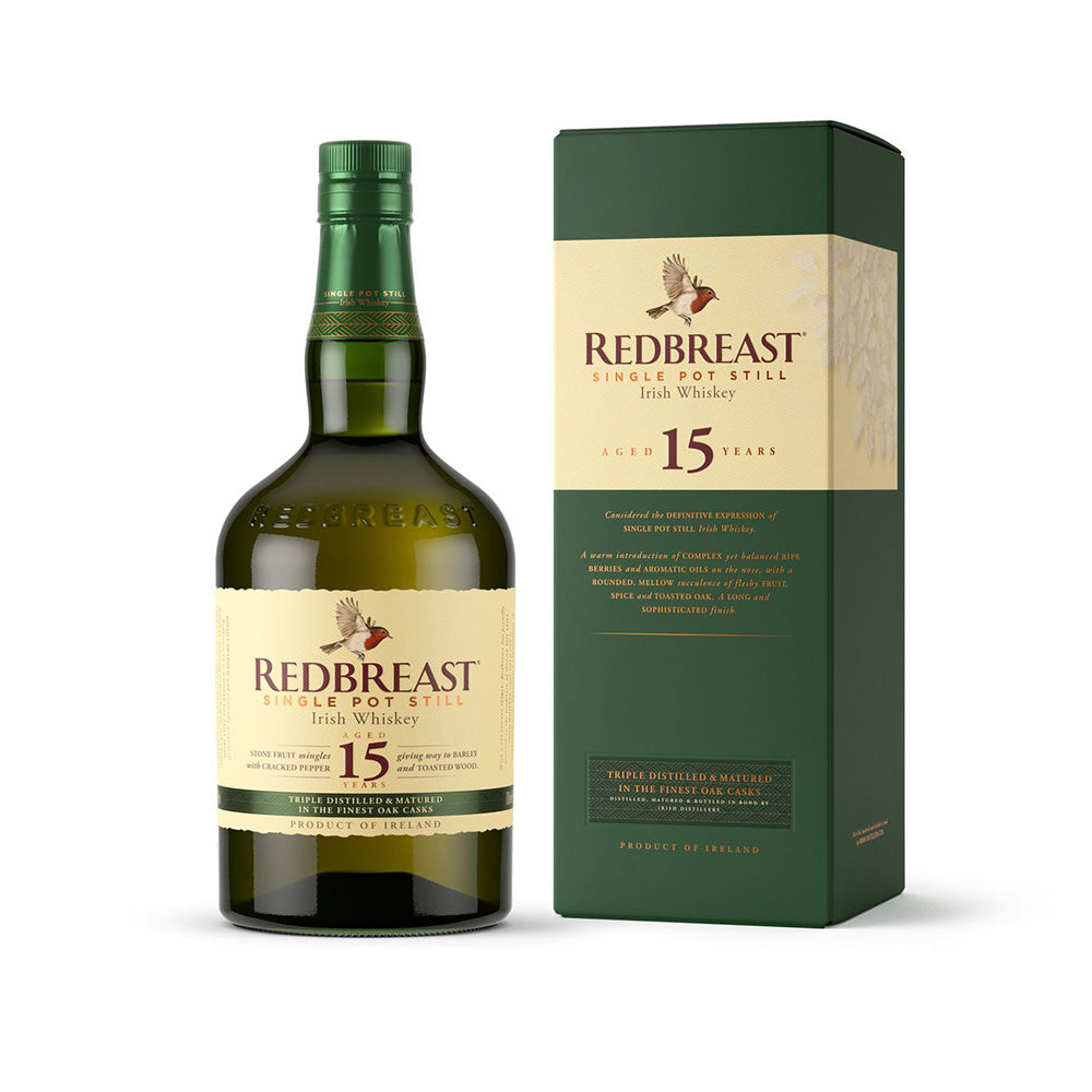 Redbreast 15 Jahre Single Pot Still Irish Whiskey 46% 0,7 Liter