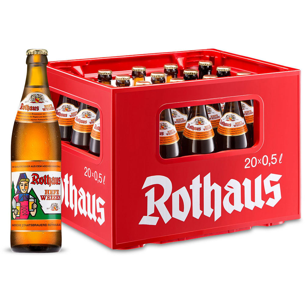 Rothaus Hefe Hell 20x 0,5 Liter (MEHRWEG)
