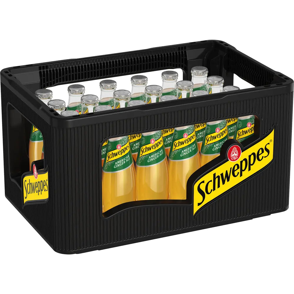 Schweppes American Ginger Ale 24x 0,2 Liter (MEHRWEG)