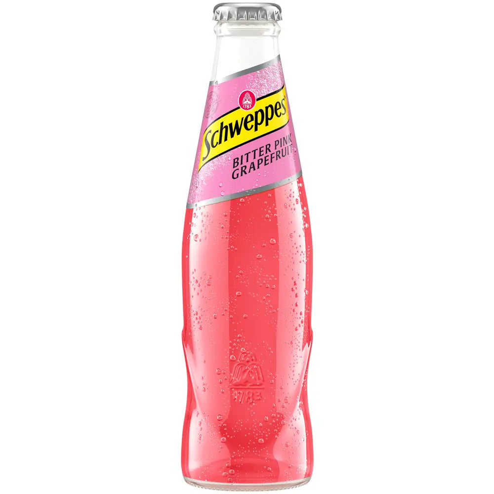 Schweppes Bitter Pink Grapefruit 24x 0,2 Liter (MEHRWEG)