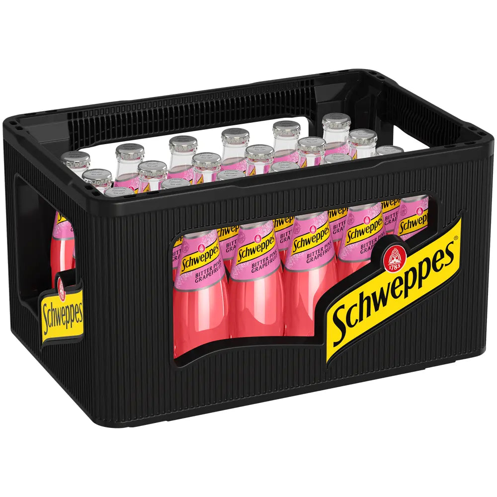 Schweppes Bitter Pink Grapefruit 24x 0,2 Liter (MEHRWEG)