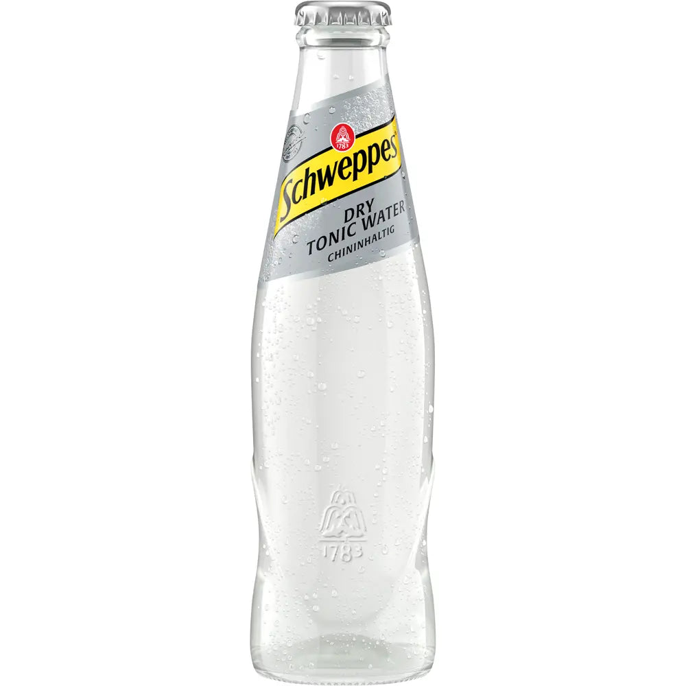 Schweppes Dry Tonic Water 24x 0,2 Liter (MEHRWEG)