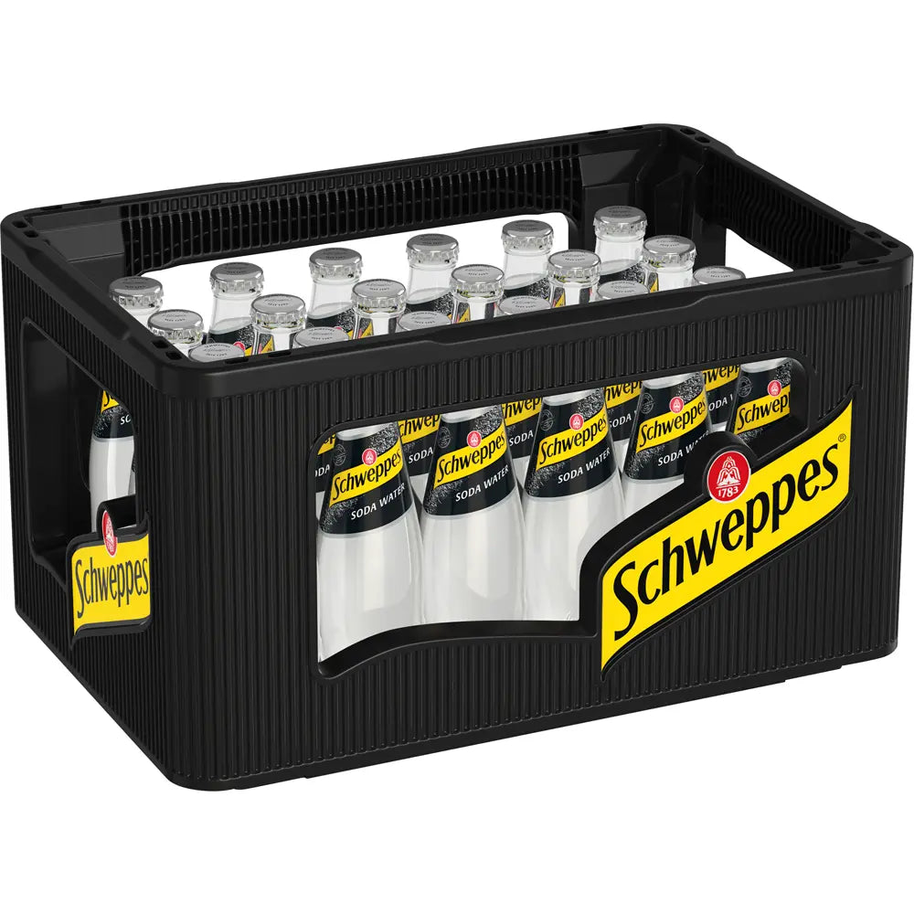 Schweppes Soda Water 24x 0,2 Liter (MEHRWEG)