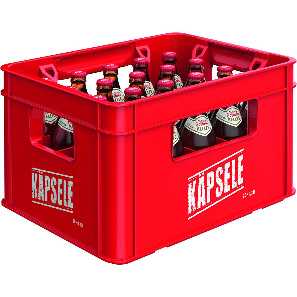 Stuttgarter Hofbräu Käpsele Helles 20x 0,33 Liter (MEHRWEG)