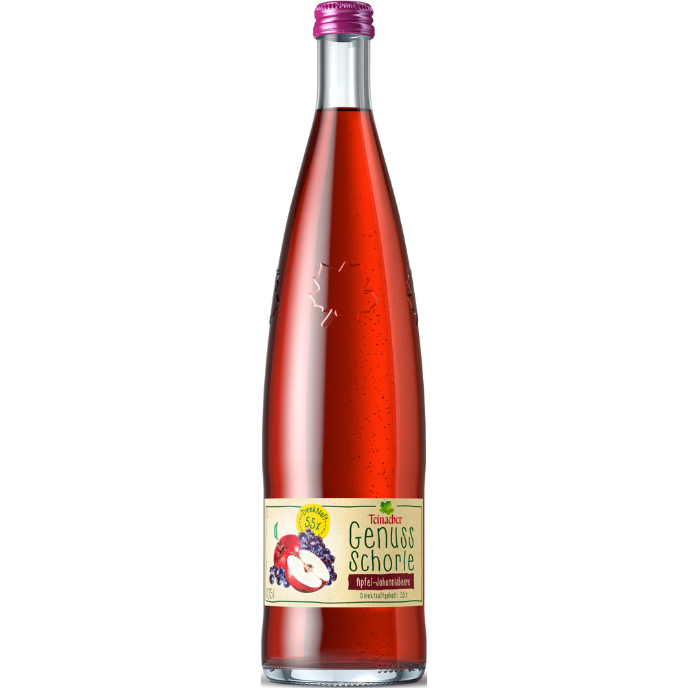 Teinacher Genuss-Schorle Apfel-Johannisbeere 12x 0,75 Liter (MEHRWEG)