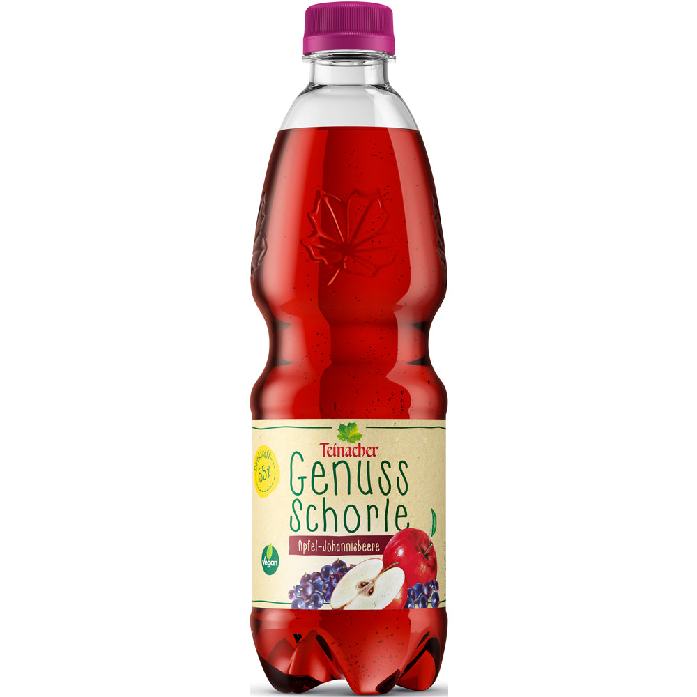 Teinacher Apfel-Johannisbeerschorle PET 20x 0,5 Liter (EINWEG)
