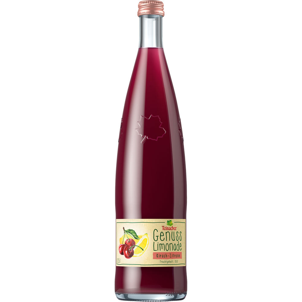 Teinacher Genuss-Limonade Kirsch-Zitrone 12x 0,75 Liter (MEHRWEG)